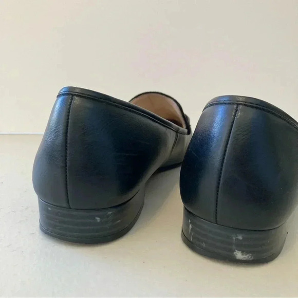 Aldo women's black leather point toe‎ slip on flats size 8 - Picture 12 of 16